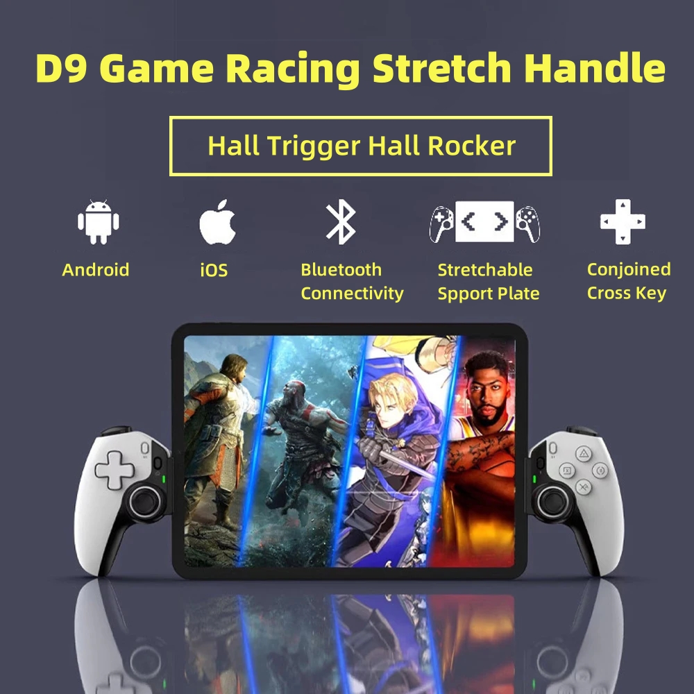 Gaming Console Ipad - D9 tablet controlador alça sem fio