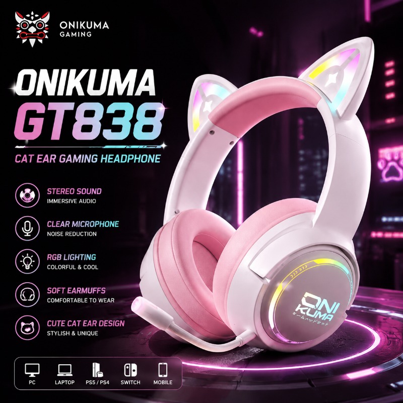 Gaming Console In Amazon - Fone de ouvido para jogos ONIKUMA