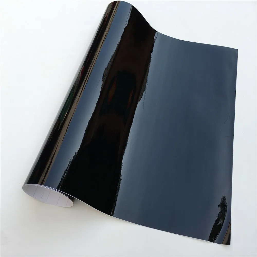 Console Skin Wrap - Filme de vinil preto ultra brilhante