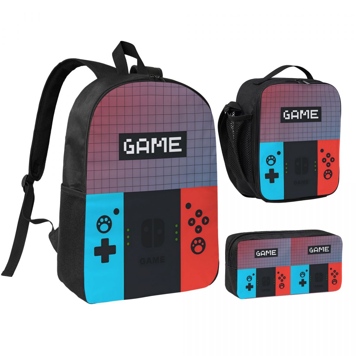 Gaming Console In 90S - 3pecs/conjunto Mochila para console de jogos