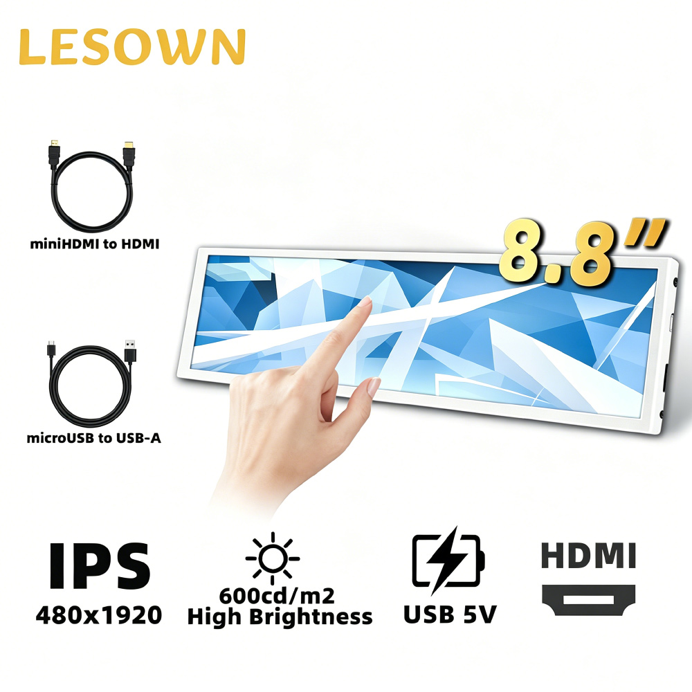 Gaming Console Display Case - Monitor Horizontal LESOWN de 8.8 Polegadas