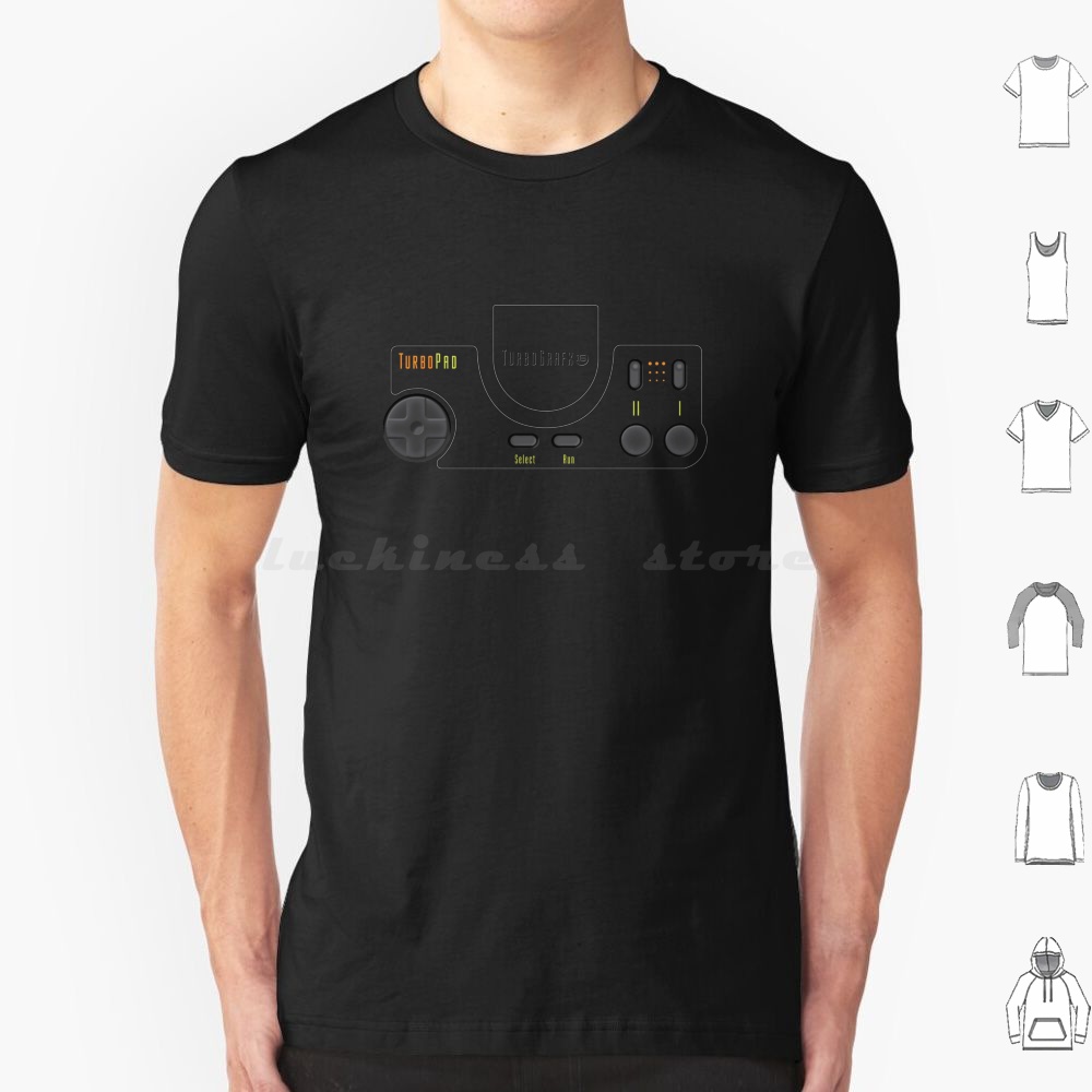 Gaming Console In 90S - Turbo pad t camisa de algodão