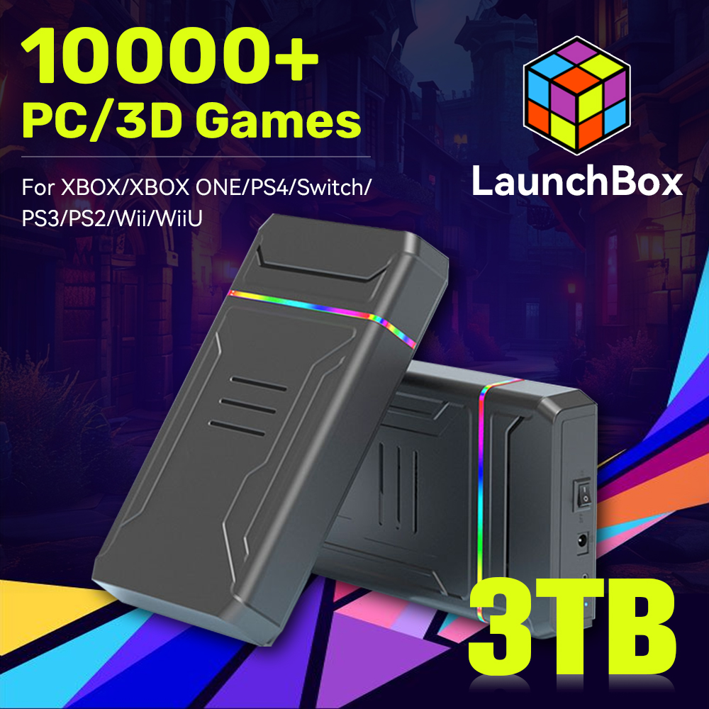 Gaming Console Com - JMachen Launchbox 3TB Gaming HDD Console