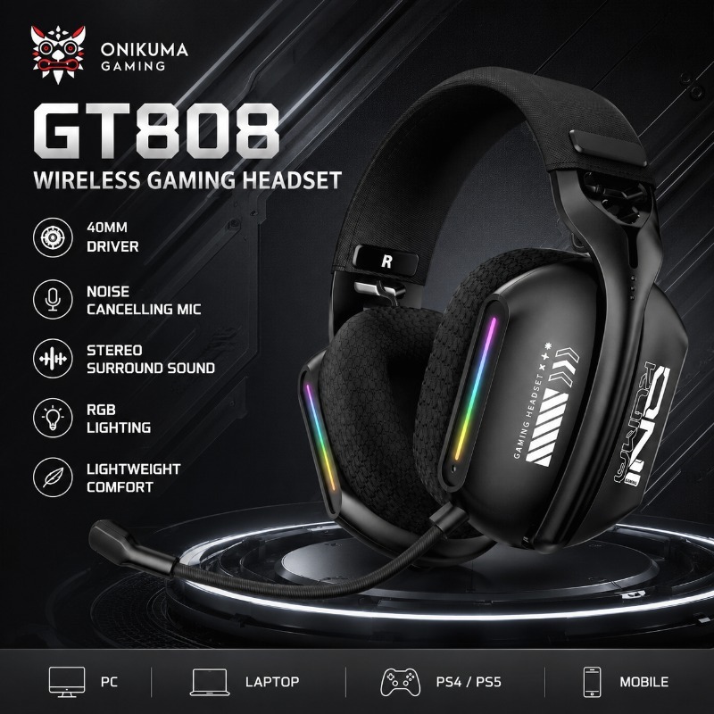 Gaming Console In Amazon - Fone de Ouvido Gamer ONIKUMA GT808