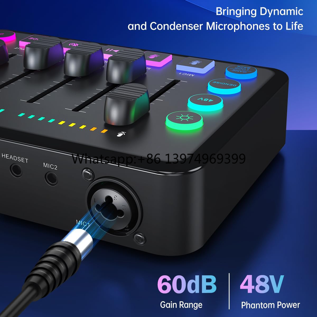 Handheld Gaming Console - Interface de Áudio RGB para Jogos