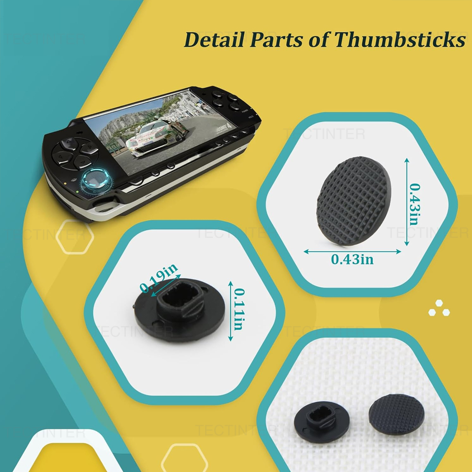 Para Console PSP 1000: Peças d - Gaming Console Joystick avaliação e preço