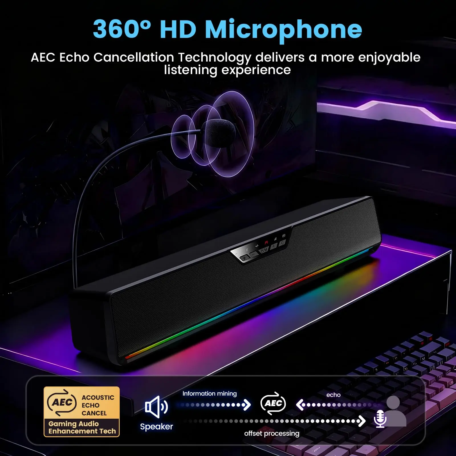 Barra de Som Gamer GS6 Pro 7.1 - Gaming Console Apple avaliação e preço