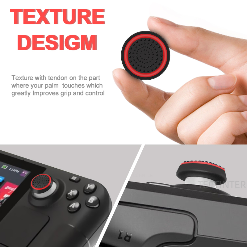 4PCS Capas de Silicone para Th - Gaming Console Joystick avaliação e preço