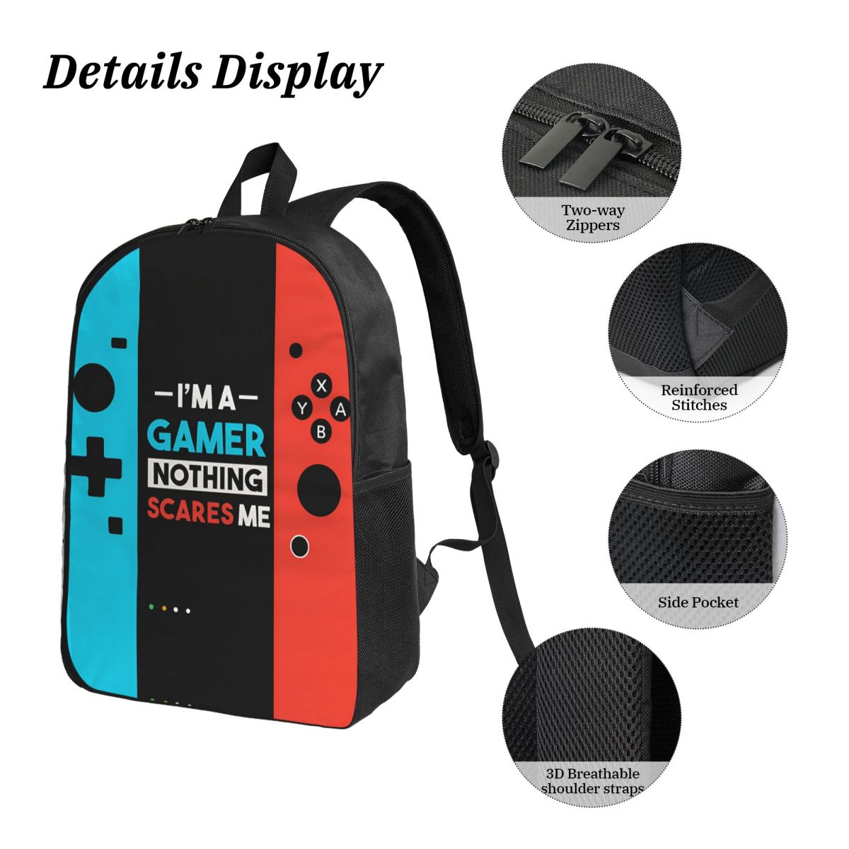 3pecs/conjunto Mochila para co - Gaming Console In 90S avaliação e preço