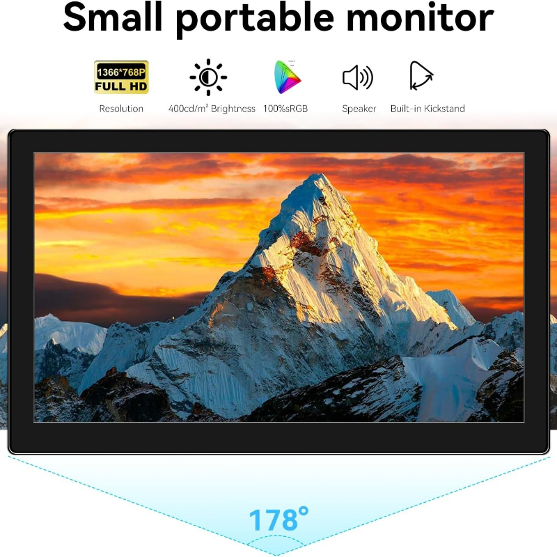 Monitor touchscreen pequeno de - Gaming Console Image avaliação e preço