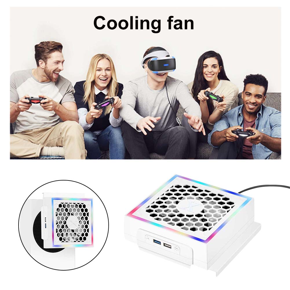 LED Cooler Ventilador com Luz  - Gaming Console Xbox Series S avaliação e preço