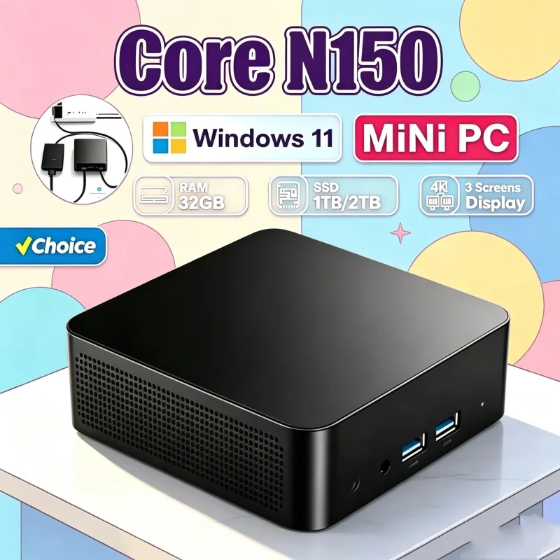 2026 Neat Core N150 MINI PC Wi - Gaming Console Com avaliação e preço