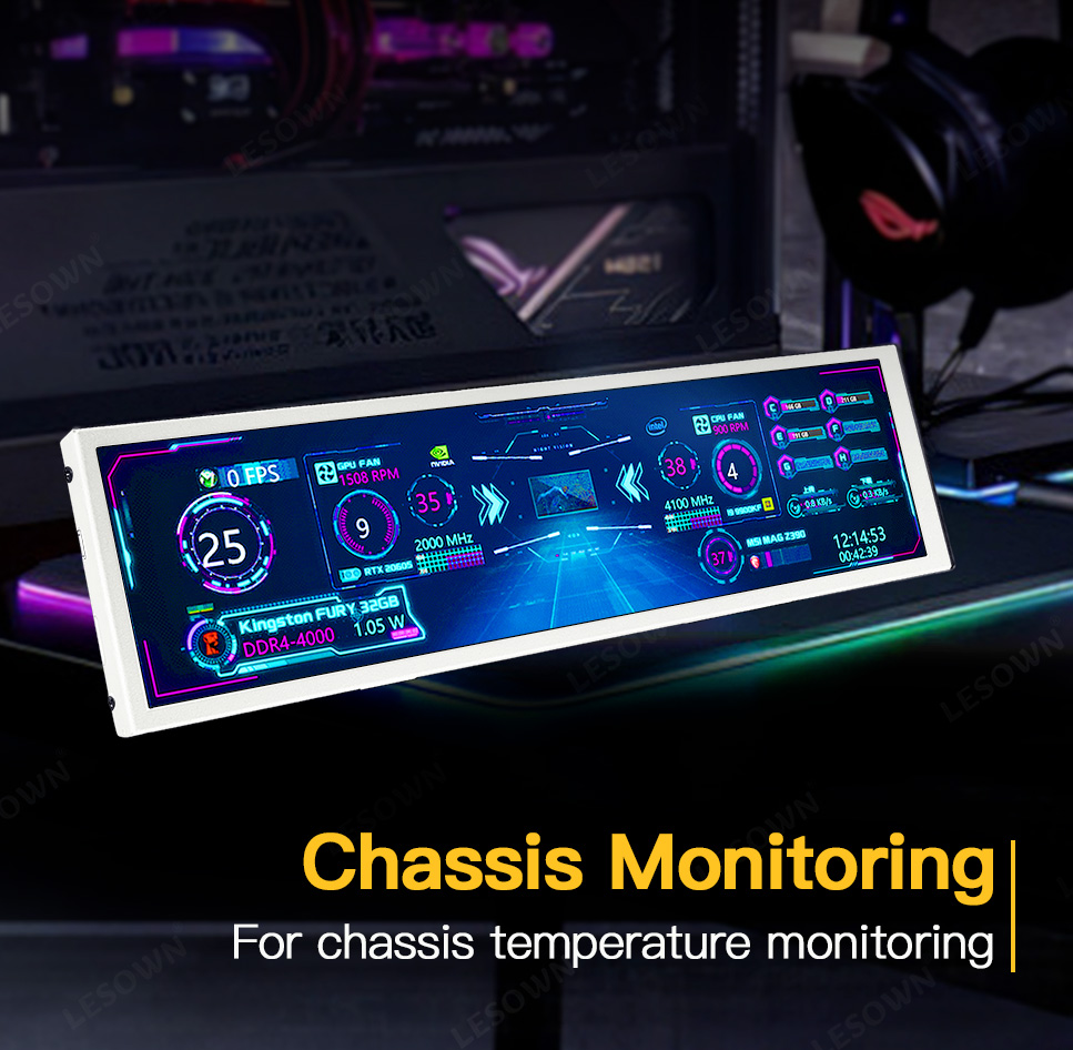 Monitor Horizontal LESOWN de 8 - Gaming Console Display Case avaliação e preço