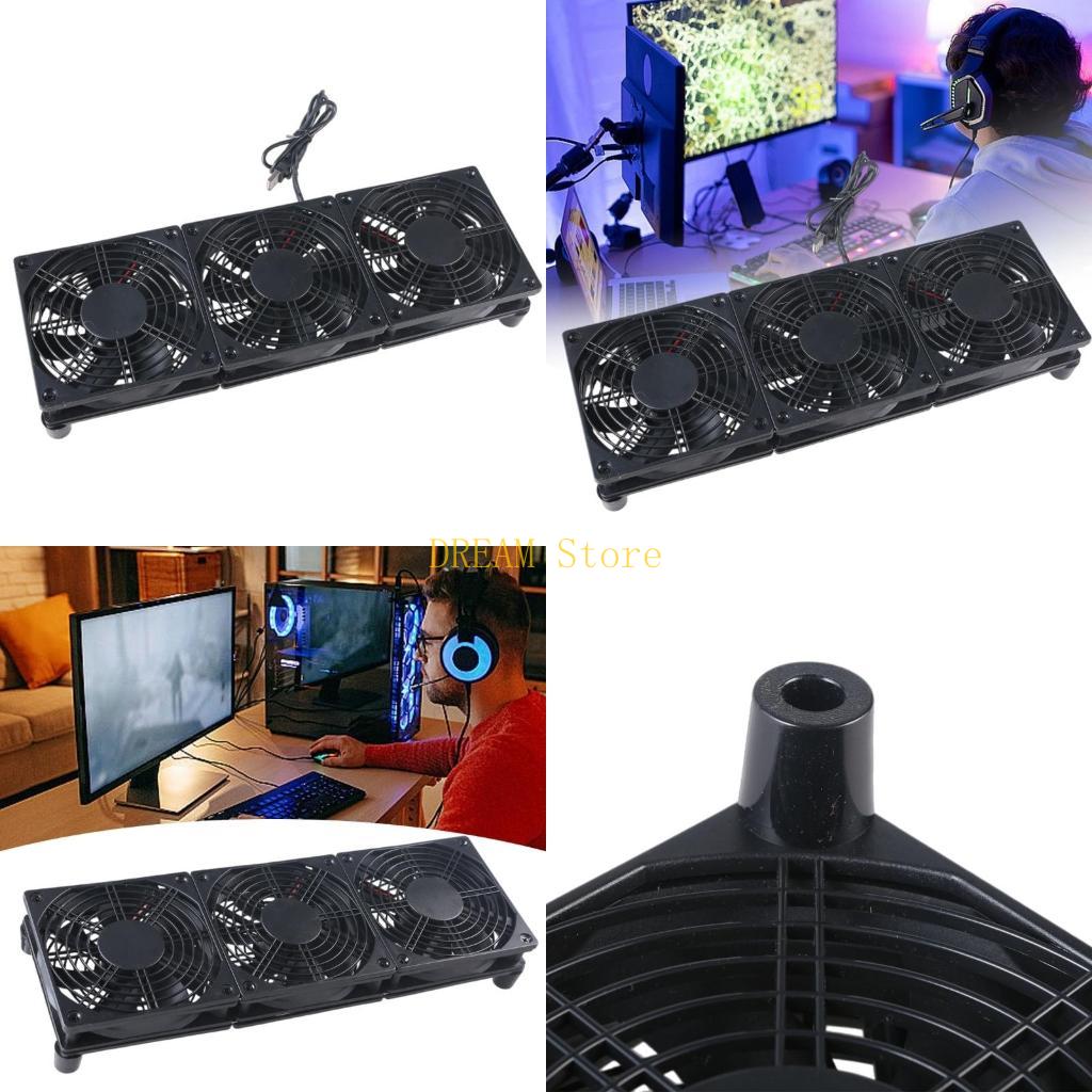 Três ventiladores USB com rola - Gaming Console Sale avaliação e preço