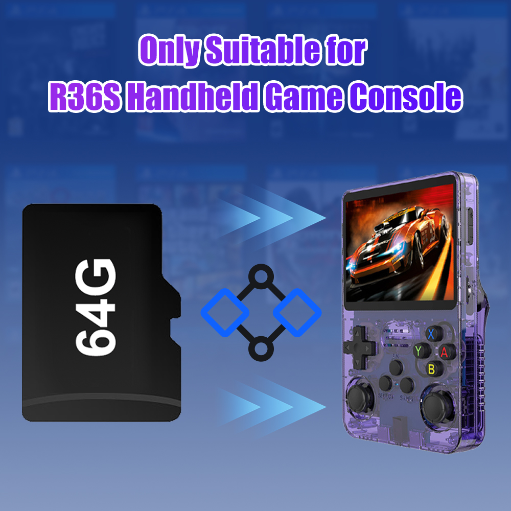 Cartão tf de jogo 64g para con - Gaming Console Handheld Retro avaliação e preço