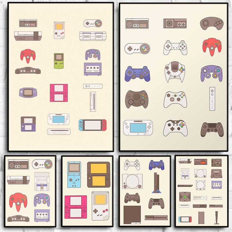 Pôster de Evolução de Videogam - Handheld Gaming Console avaliação e preço