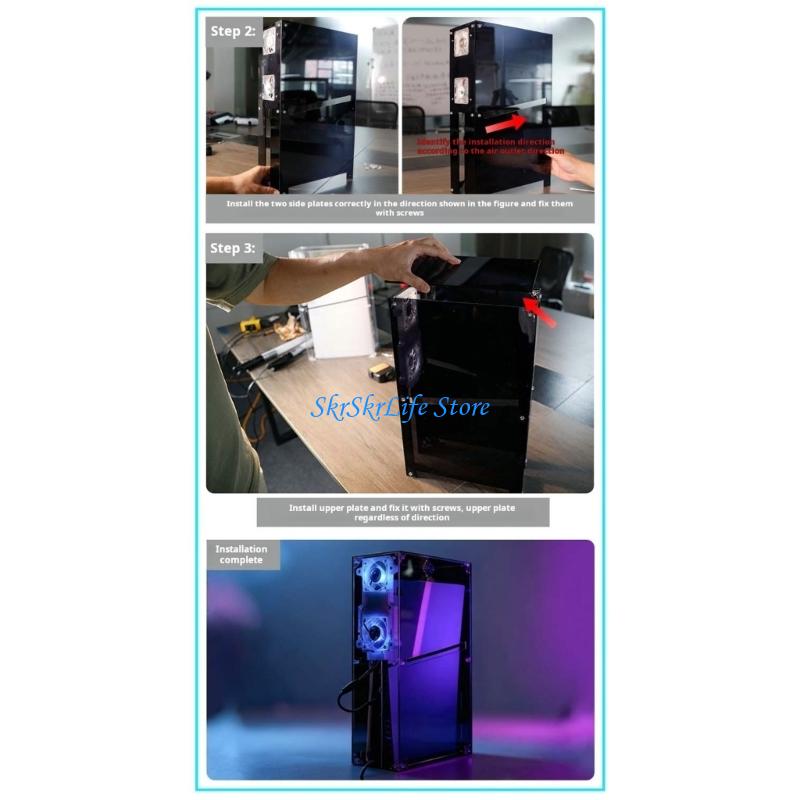 Capa protetora transparente E6 - Gaming Console Display Case avaliação e preço