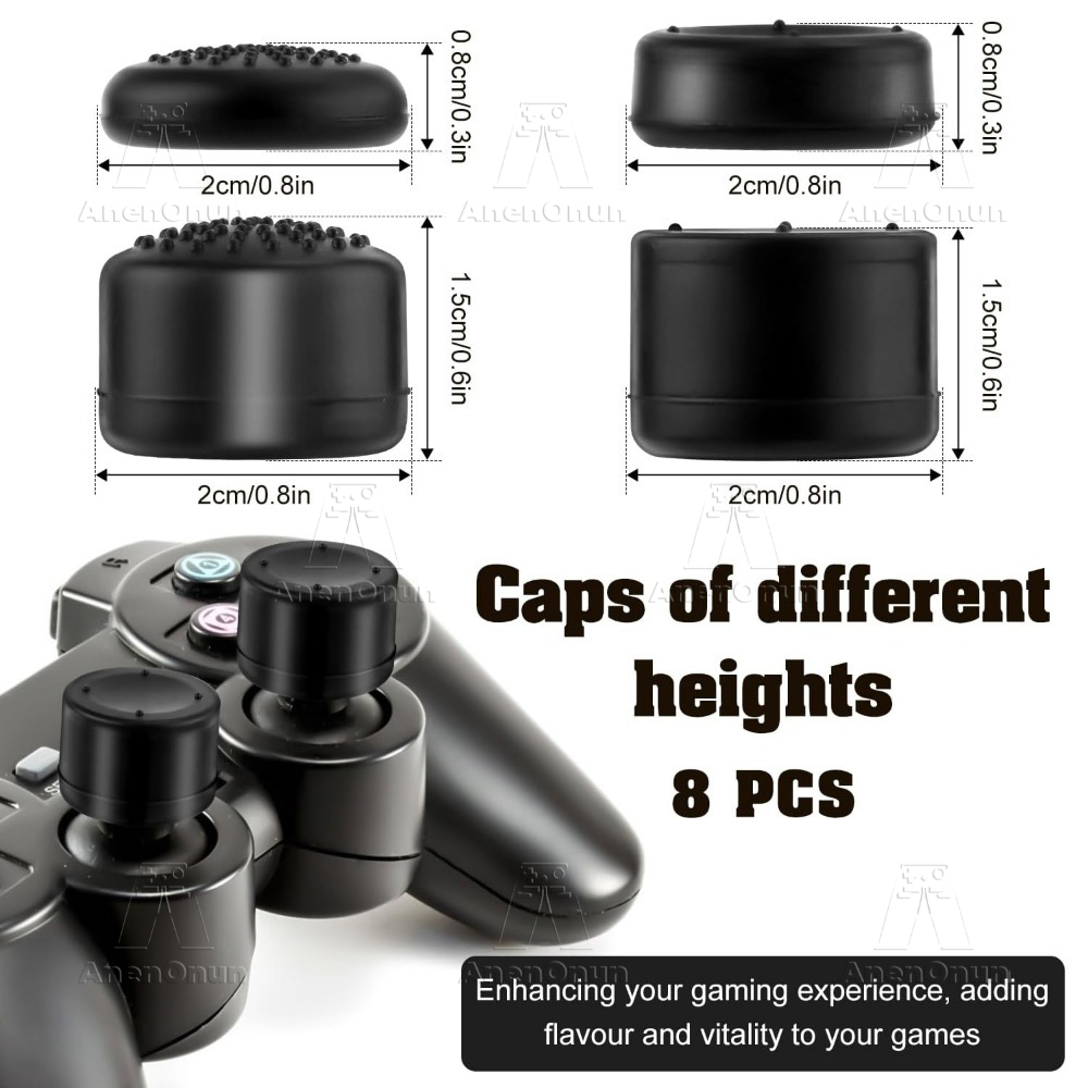 8 pçs tampas de aperto de pole - Gaming Console Joystick avaliação e preço