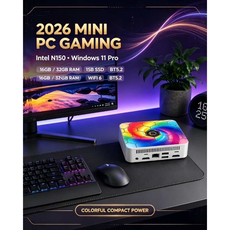 2026 Snug Core N150 MINI PC Wi - Gaming Console Com avaliação e preço