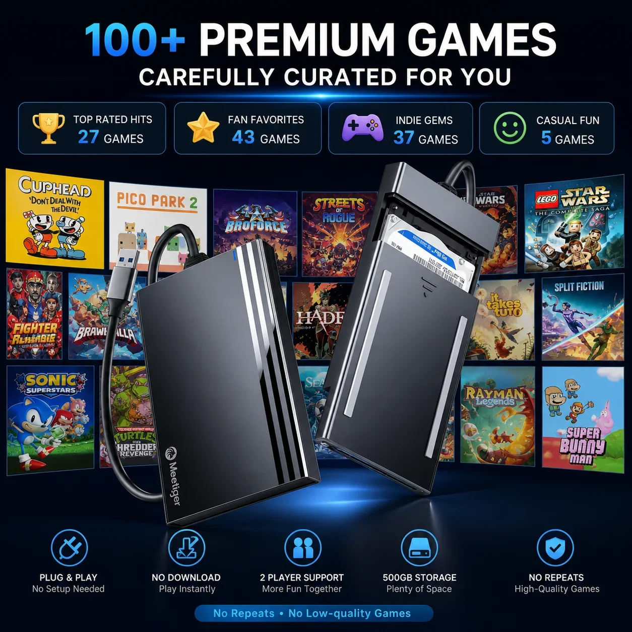 Console de Jogos ZieBuddy 500G - Gaming Console Windows avaliação e preço