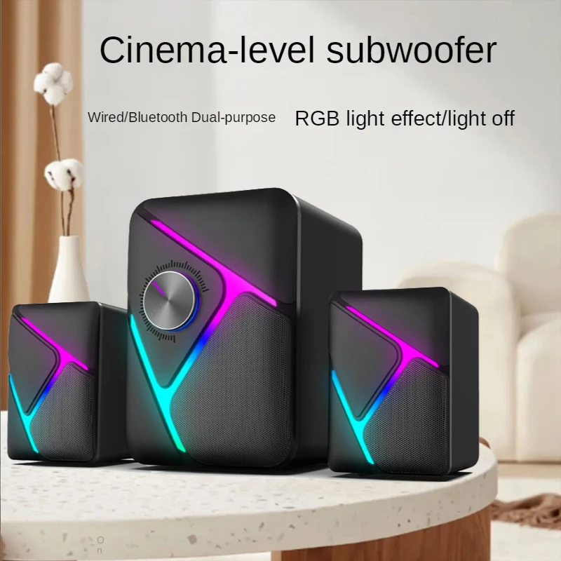 Computador Áudio 2.1 Subwoofer - Gaming Console Com avaliação e preço