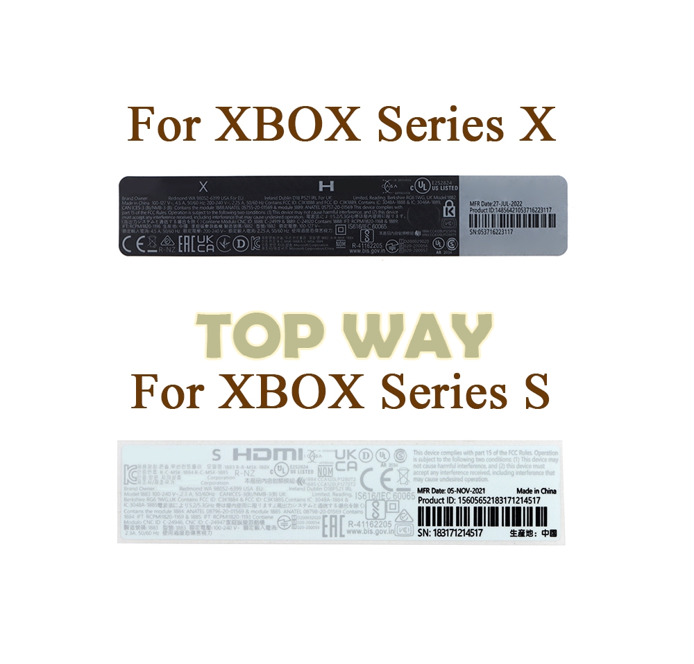 5 PCS Habitação Shell Adesivo  - Gaming Console Xbox Series S avaliação e preço
