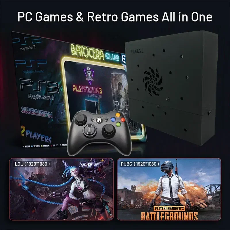Console de jogos retrô 70000 + - Gaming Console Windows avaliação e preço